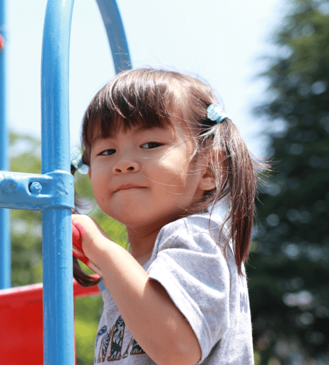 Child on the playground