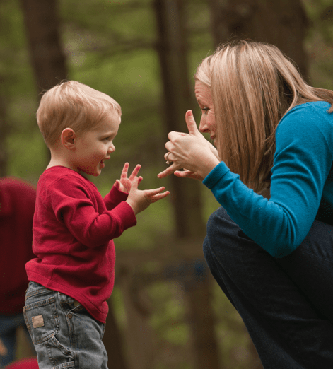 Parent and child signing